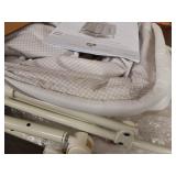 Simmons Kids Deluxe Hands-Free Auto-Glide Bedside Bassinet - Portable Crib Features Silent, Smooth Gliding Motion That Soothes Baby, Embossed Paisley