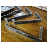 LEOPO 12 inch Shelf Bracket for DIY Floating Shelf, 1/5 inch Thick Heavy Duty Bracket, 6 Pack