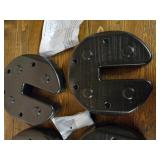 US Weight Deluxe Eco-Canopy Weights with Carry Strap â 40 lb., 40 lb. black (U0040)