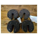 US Weight Deluxe Eco-Canopy Weights with Carry Strap â 40 lb., 40 lb. black (U0040)