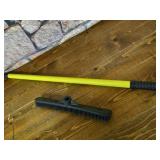 FURemover Broom SW-250I-AMZ-6, Pet Hair Removal Tool with Squeegee & Telescoping Handle That Extends from 3 - 5