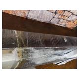 SONGMICS 6 LEDs Jewelry Cabinet Armoire, Lockable Standing Jewelry Organizer, Large Capacity with 2 Drawers, 3 Angel Adjustable, Glossy Dark Brown UJJC94K