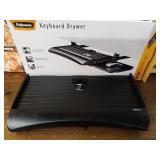 Fellowes Office Suites Underdesk Keyboard Drawer, Black/Silver (9140305)