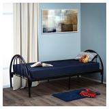 Fortnight Bedding 6 Inch Foam Mattress with Blue Nylon Water Resistant Cover - Narrow Twin, Cot, RV, Bunk Bed, Size, Made in USA (30x74x6)