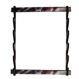 Rush Creek Creations Indoor 5 Rifle/Shotgun Wall Storage Display Rack, Americana