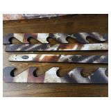 Rush Creek Creations Indoor 5 Rifle/Shotgun Wall Storage Display Rack, Americana