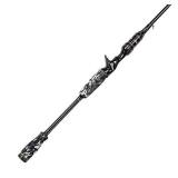 Entsport E Series - Camo Legend 2-Piece 7-Feet Casting Rod 24 Ton Carbon Fiber Baitcasting Fishing Rod with 2 Tips - Medium and Medium Heavy Portable Baitcast Rod Bass Fishing Rod Baitcaster