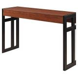 Convenience Concepts Monterey Console Table, Black / Cherry