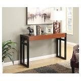 Convenience Concepts Monterey Console Table, Black / Cherry