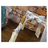 CangLong Dining Chairs Set of 2, Kitchen Chairs with Velvet Cushion Seat Back, Green Back and Metal Legs, Modern Mid Century Living Room Side Chairs,Green