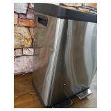 iTouchless 16 Gallon Kitchen Dual Step Trash Can & Recycle Bin, Stainless Steel, includes Softstep 60 Liter/16 Gal Removable Inner Buckets, Soft Close Lid and Airtight, for Home, Office, Business