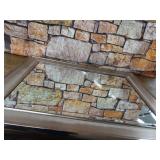 Headwest 8013 Wall Mirror, 29 x 35, Brush Nickel