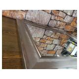 Headwest 8013 Wall Mirror, 29 x 35, Brush Nickel