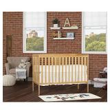 Dream On Me Synergy 5-in-1 Convertible Crib in Natural, Greenguard Gold Certified