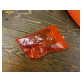 Flash Furniture Alonza Series Orange Plastic Chair with Wooden Legs