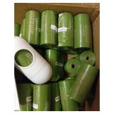 Amazon Basics Scented Dog Poop Bags with Dispenser and Leash Clip, 9 x 13 Inches, Brazilian Mango Scented