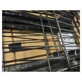 Whitmor Supreme 4 Tier Shelving with Adjustable Shelves and Leveling Feet - Black