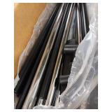 Honey-Can-Do GAR-01119 Adjustable Flared Double Garment Rack, Black/Chrome