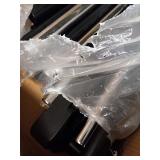 Honey-Can-Do GAR-01119 Adjustable Flared Double Garment Rack, Black/Chrome