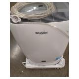 Whirlpool 50 Pint Portable Dehumidifier with Built-In Pump, 24-Hour Timer, Auto Shut-Off, Easy-Clean Filter, and Auto-Restart | For Bathrooms, Basements, and Bedrooms | WHAD50PCW
