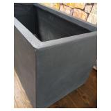 Kante RF0104B-C60121 Lightweight Concrete Modern Long Low Outdoor, Large Planter, 31" x 15" x 15", Charcoal