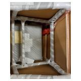 Christopher Knight Home Conrad Fabric Mid-Century Birch Club Chair, Indigo Weave and Dark Espresso