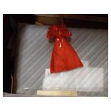 Christopher Knight Home Conrad Fabric Mid-Century Birch Club Chair, Indigo Weave and Dark Espresso