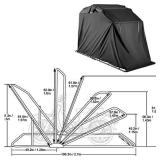 Mophorn Motorcycle Shelter Shed Strong Frame Motorbike Garage Waterproof 106.5 Inch X41.5 Inch X61 Inch Motorbike Cover Tent Scooter Shelter 120055 Hoods for Vehicles
