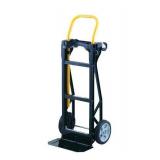 Harper Trucks Lightweight 400 lb Capacity Glass Filled Nylon Plastic Convertible Hand Truck and Dolly