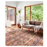 Loloi II Layla LAY-14 Printed Mocha / Blush Area rug 2