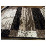 SUPERIOR Rockwood Modern Geometric Patchwork Polypropylene Indoor Area Rug or Runner with Jute Backing, 2