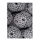Modern Floral Circles Design Area Rug 5