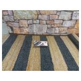 nuLOOM Alisia Flatweave Stripes Jute Runner Rug, 2