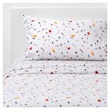 Twin/Twin XL Printed Microfiber Sheet Set Terazzo - Room Essentials