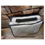 Great Bay Home 1-Piece Popcorn Textured Sofa Stretch Slipcover, Silver Cloud