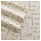 Microfiber 4-Pc Inspirational Queen Sheet Set Bedding