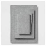 Queen Easy Care Sheet Set Gray - Made By Design