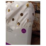 Twin/Twin XL Printed Microfiber Sheet Set Gold Dot - Room Essentials