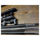 Honey-Can-Do Adjustable Height and Width Rolling Metal Clothes Rack GAR-01124 Chrome, 30 lbs