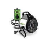 Bio Green USA Inc Palma 8 in. W x 12.5 in. D x 11 in. H Greenhouse Heater with Digital Thermostat, 120 sq. ft. 1500 Watt, 5120 BTU