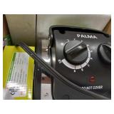 Bio Green USA Inc Palma 8 in. W x 12.5 in. D x 11 in. H Greenhouse Heater with Digital Thermostat, 120 sq. ft. 1500 Watt, 5120 BTU