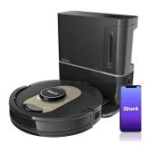 Shark AV2501AE AI Robot Vacuum with XL HEPA Self-Empty Base, Bagless, 60-Day Capacity, LIDAR Navigation, Perfect for Pet Hair, Compatible with Alexa, Wi-Fi Connected, Carpet & Hard Floor, Black