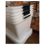 6 PC Totes w/ Lids
