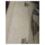 My Texas House by Orian Indoor/Outdoor Lady Bird Area Rug, 62"x90", Natural/Grey