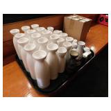 Assorted Sake Pourers and Shot Glasses