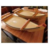 Set of 2 Melamine Sushi Boats
