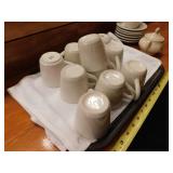 Assorted Coffee Cups w/Saucers