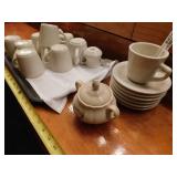 Assorted Coffee Cups w/Saucers