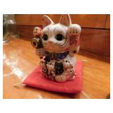 Brass Swans and Piggy Bank