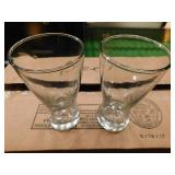 Set of Bavarian 12 Ounce Pilsner Glasses